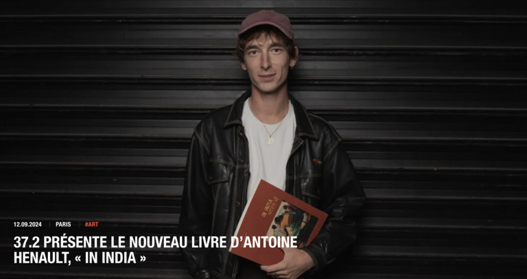37.2 Paris - "In India" Exhibition & Book Signing by Antoine Hénault